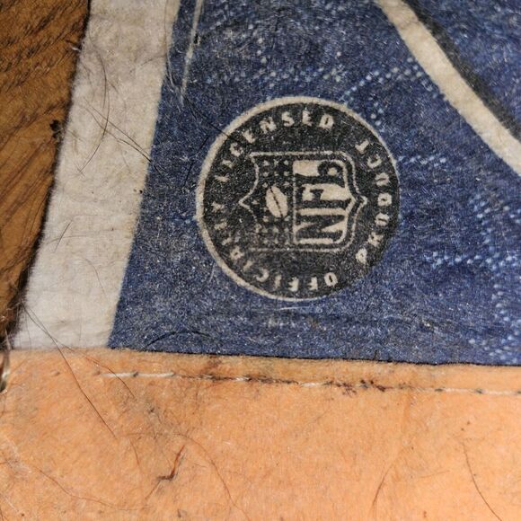 Vintage Wincraft Denver Broncos NFL Pennant Flag Banner 1990's Full Size Fair - Picture 4 of 6